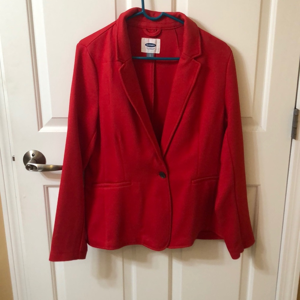 Discount Shipping - Red Blazer